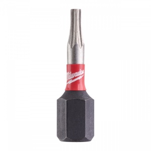 Cap surubelnita Torx cu gaura (TX BO) Milwaukee SHOCKWAVE - TX BO8 x 25 mm - 2 buc