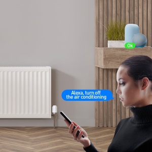 Cap termostatic WiFi Tellur Smart, RVSH1, LED, Alb - Img 4