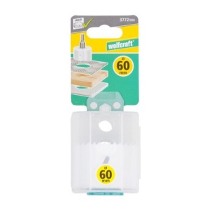 Carota bimetal Wolfcraft 3772000, diametru D 60 mm, adancime de taiere 40 mm, filet 5/8" - Img 3