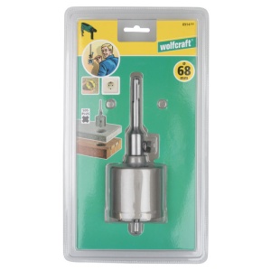 Carota cu burghiu centrare SDS Plus Wolfcraft 8914000, D 68 mm, lungime activa 46 mm - Img 3