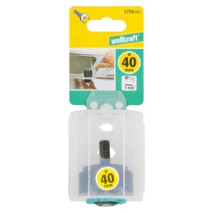 Carota pentru baterii sanitare Wolfcraft 3756000, D 40 mm - Img 2