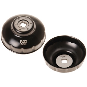 Cheie capac pentru filtru de ulei Ø 76 mm x 12 canturi, 3/8" - Img 1