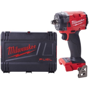 Cheie de impact compactă cu inel de fixare M18 FUEL™ ½″ Milwaukee M18 FIW2F12-0X, alimentare cu acumulator - neechipat