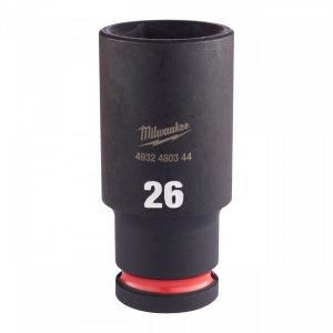 Cheie tubulara de impact 1/2" MILWAUKEE SHOCKWAVE™ IMPACT DUTY - lungi 26 mm L78mm - Img 1