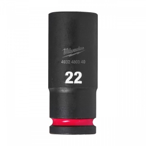 Cheie tubulara de impact Milwaukee 1/2" SHOCKWAVE™ IMPACT DUTY - lungi 22 mm L78mm