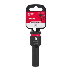 Cheie tubulara de impact MILWAUKEE 1/2" SHOCKWAVE™ IMPACT DUTY - lungi 8 mm L78mm - Img 2