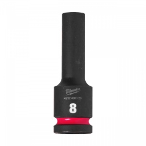 Cheie tubulara de impact MILWAUKEE 1/2" SHOCKWAVE™ IMPACT DUTY - lungi 8 mm L78mm - Img 1