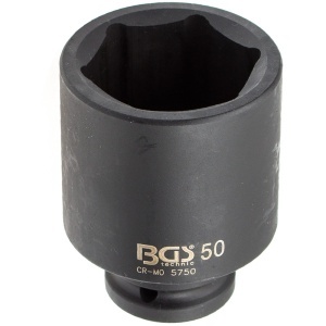 Cheie tubulara lunga de impact BGS 50mm, 3/4" - Img 1