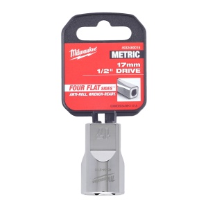Cheie tubulară Milwaukee 1/2, sistem metric, 17mm, scurtă - Img 2