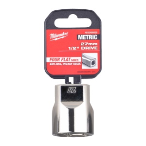 Cheie tubulară Milwaukee 1/2, sistem metric, 27mm, scurtă - Img 2