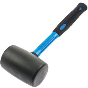 Ciocan cauciuc BGS cu maner fibra de sticla, 1200 g - Img 2