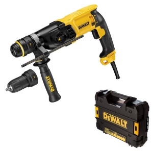 Ciocan rotopercutor Dewalt D25134K, SDS Plus, 800 W, 2.8 J, 0 - 1550 rpm, doua mandrine interschimbabile - Img 4