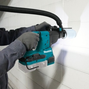 Ciocan rotopercutor Makita LXT 18V, 2,8J SDS-PLUS, livrat cu 2 acumulatori 5,0Ah - Img 2