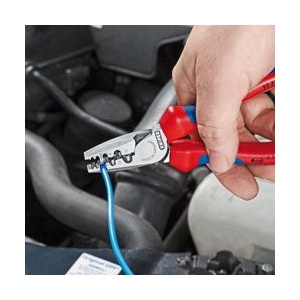 Cleste de sertizare pentru ferule, KNIPEX, 180 mm - Img 2