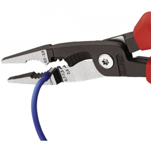 Cleste electrician cu 6 functii, manere multicomponent, KNIPEX, 200 mm - Img 3
