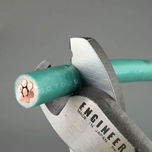 Cleste foarfeca taiat cabluri ENGINEER PK-51, 212 mm, fabricat in Japonia - Img 3