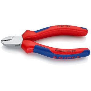 Cleste sfic, cromat, manere multicomponet, KNIPEX, 125 mm