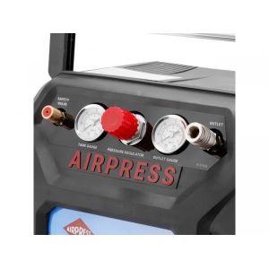 Compresor de aer cu piston, fara ulei - Blue Series 1.1kW, 215 L/min, 8 bari - Rezervor 6 Litri - AirPress-H215/6-36943 - Img 4