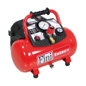 Compresor de aer Fini ENERGY 12, 12 l, fara ulei, 1.1 kW, 8 bar, 180 l/min