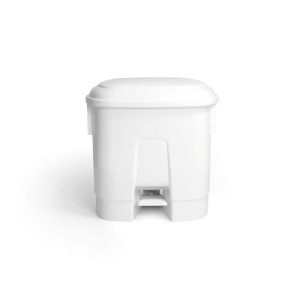 Cos de gunoi Karcher 30l cu capac si pedala alb