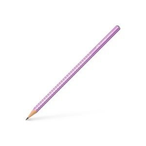 Creion grafit B triunghiular sparkle violet metalizat 2023 Faber-Castell
