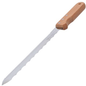 Cutit pentru izolatii, 420mm, maner lemn - Img 1