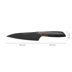 Cutitul bucatarului francez, mediu, Fiskars, Edge, lama inoxidabila, 16.2 cm - Img 2