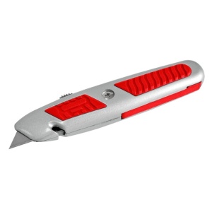 CUTTER METALIC GUMAT CU LAMA RETRACTABILA - Img 1