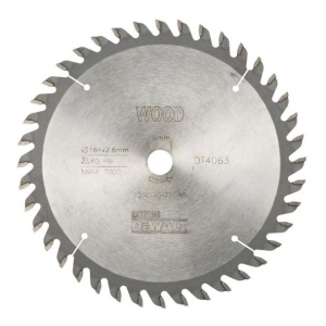 Disc Dewalt DT4063 pentru fierastrau circular, D 184x16x2.6 mm, 40 dinti, pentru taiere fina, seria Extreme - Img 1