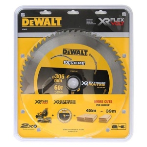 Disc Dewalt DT99575 pentru fierastrau circular, D 305x30x2.16 mm, 60 dinti, pentru taiere extra-fina, seria Extreme Runtime - Img 2