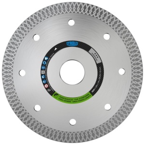 Disc Diamantat Tăiat Porțelan și Gresie Porțelanata, DCP Premium***, 125x1.4x22,23