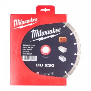Disc diamantate DU Milwaukee, disc generalist pentru materiale constructii Ø 230 mm, segment 10 mm, interior 22.23 mm - Img 2