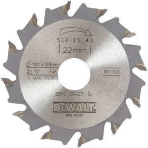 Disc pentru frezat DeWALT DT1306, Ø 102 x 22 mm, pentru imbinari cu biscuiti din lemn - Img 2