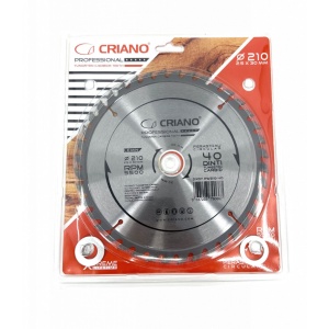 Disc Premium TCT - panza de fierastrau circular pentru taiat lemn, 210x30/25,4/20 cu 40 dinti din carbura de tungsten (vidia) - DXDY.PW210-40 - Img 4