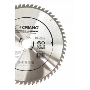 Disc Premium TCT - panza de fierastrau circular pentru taiat lemn, 260x30/25,4/20 cu 60 dinti din carbura de tungsten (vidia) - DXDY.PW260-60 - Img 3
