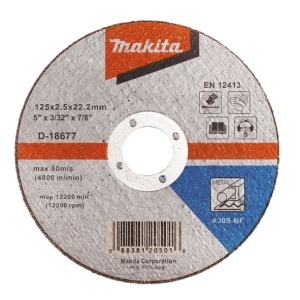 Disc taiere metal Makita, 125x22.2x2.5 mm