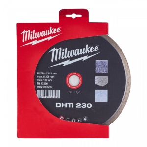 Discuri diamantate DHTi Milwaukee, viteza TURBO in placi ceramice (Diametru interior disc (mm): 22.23, Tip: DHTi 230, Diametru disc (mm): 230, Înălțime segment (mm): 8) - Img 2