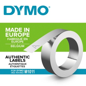 Etichete aluminiu adeziv embosabile DYMO M1011 12mm x 3.65m 35800 S0720180 - Img 2