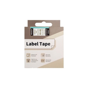 Etichete cu sclipici AIMO color pop 12mm x 3m, auriu alb, AIMO D1600, PR3D24 - Img 2