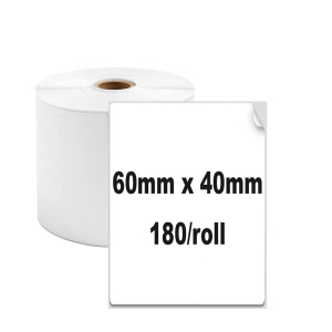 Etichete termice 60 x 40 mm plastic alb pentru imprimanta AIMO Phomemo M200 M220 180 etichete - Img 2