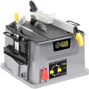 Fierastrau circular de banc reversibil basculant Far Tools 1500W, diametru disc 210 mm, tip TD 1500 - Img 3