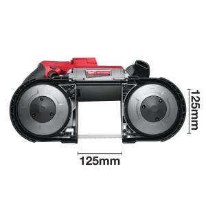 Fierastrau cu banda cu acumulator Milwaukee FUEL M18 CBS125-0, capacitate taiere metal ∅ 125 mm, livrat fara acumulator - Img 3