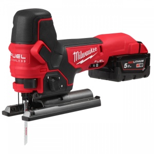 Fierastrau pendular cu acumulator Milwaukee FUEL M18 FBJS-502X, livrat cu acumulatori, valiza