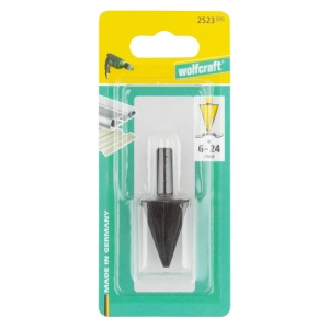Freza de gaurire Wolfcraft 2523000, 6-24x32 mm, tija 8 mm - Img 3