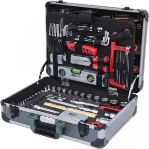 Geanta cu scule, KS TOOLS, 1/4" + 1/2", 127 piese - Img 1