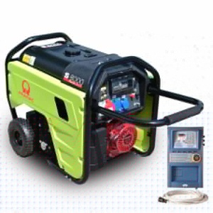 Generator de curent pe benzina PRAMAC S8000T_CONN_AVR_DPP_AMF, portabil, trifazat, 8.3 kVA, panou de automatizare - Img 2