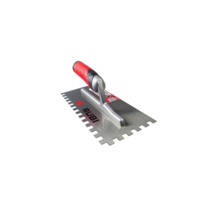 Gletiera dintata cu maner Rubiflex 28cm, 8x8mm - RUBI-74940