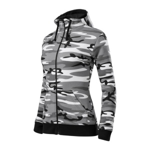 Hanorac pentru damă, Camo Zipper, 300 g/m² C20 - Img 1