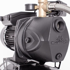 Hidrofor cu pompa autoamorsanta Wasserkonig FL497525, fonta, putere 950 W, debit 4500 l/h, inaltime refulare 49 m, vas de expansiune 24 l - Img 5