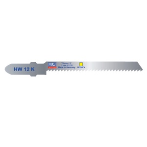 HW 12 K Panza HCS/CV pentru fierastrau vertical, prindere T, pentru lemn / 5 bucati, DIM 76.5 x 7.8 x 1.0 mm